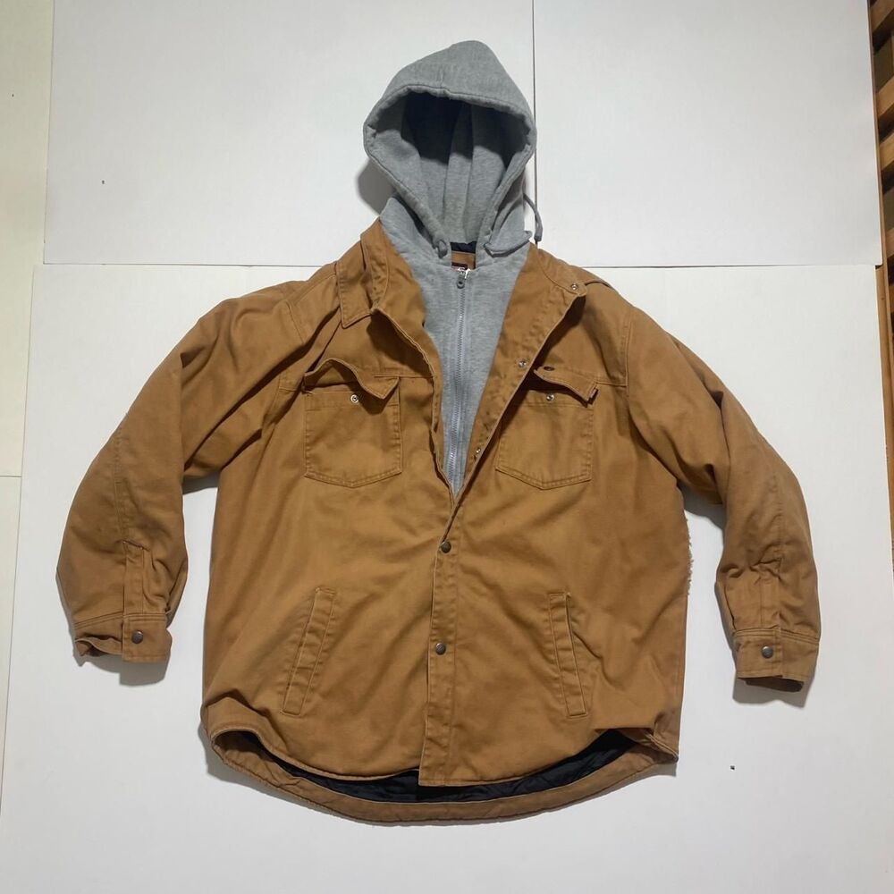 Unbranded Men's Tan and Brown Jacket
